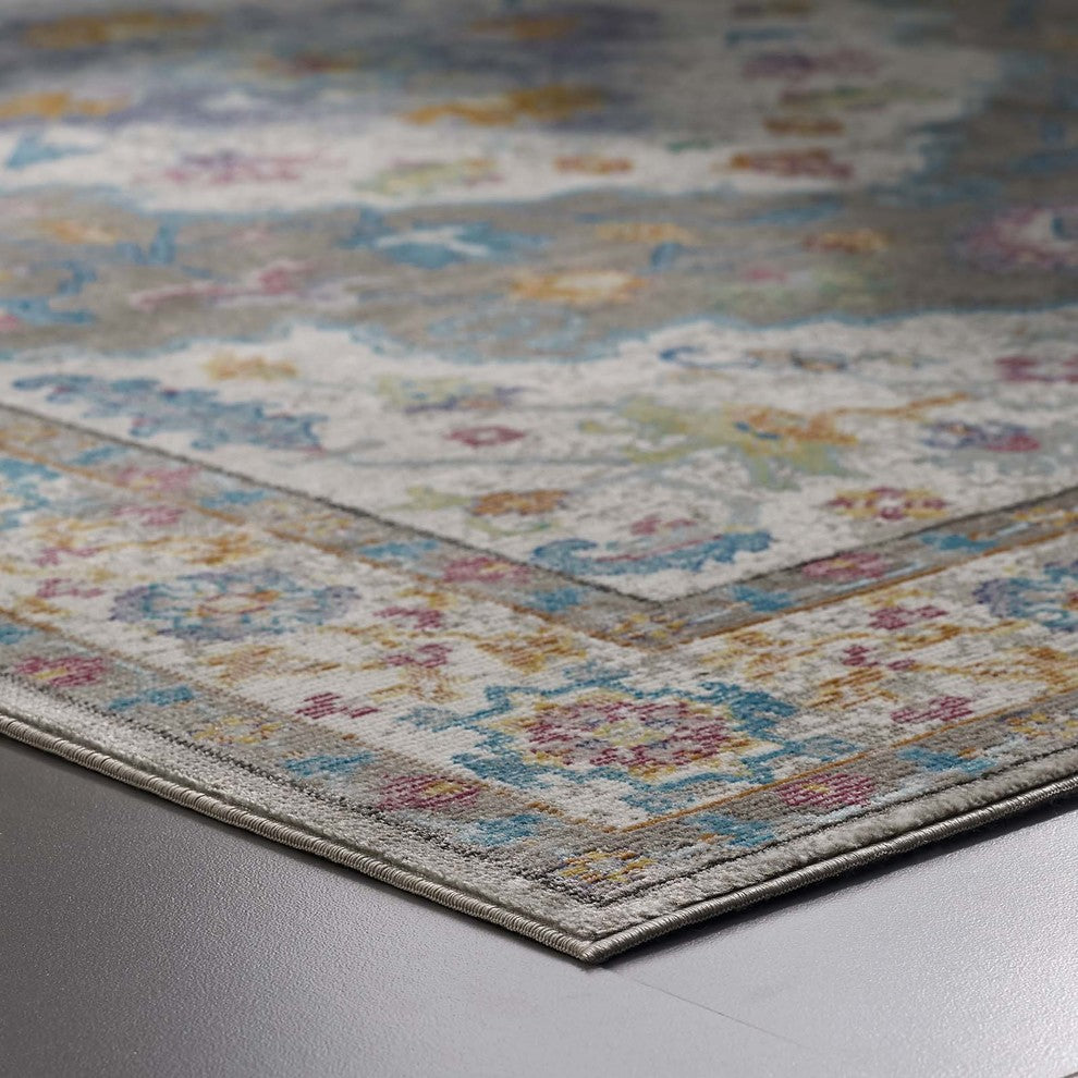 Success Anisah Distressed Vintage Floral Persian Medallion 5x8 Area Rug
