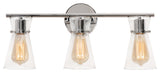 Amanda 22" Vanity, Polished Chrome