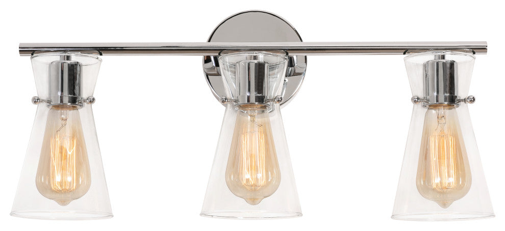 Amanda 22" Vanity, Polished Chrome