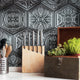 Zinc Hex Silver Decor Porcelain Floor and Wall Tile