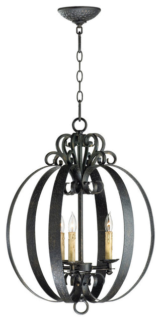 Cyan 3-Light Julian Pendant, Hammered Bronze