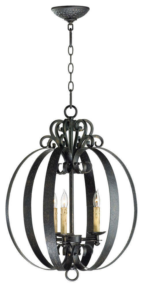 Cyan 3-Light Julian Pendant, Hammered Bronze