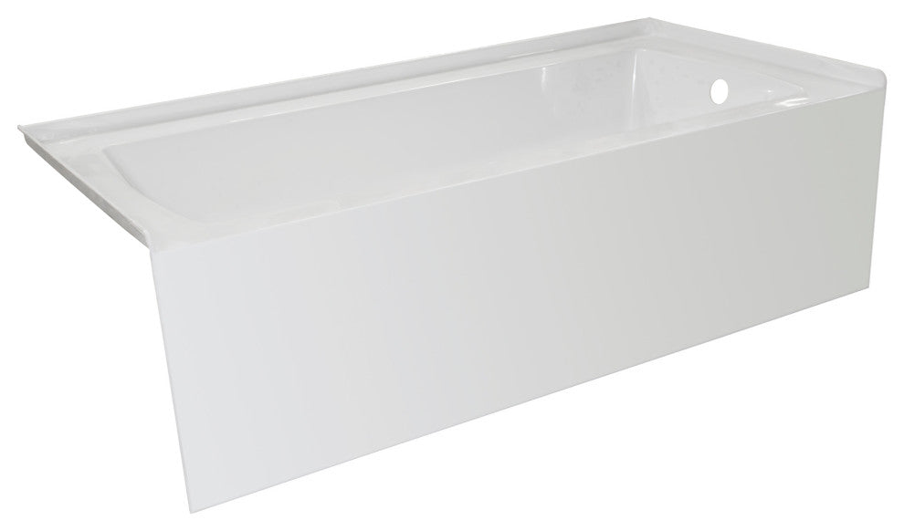 Valley Acrylic Above Floor Rough In pOVO Acrylic Multi-Layered Bath Tub 66", Whi