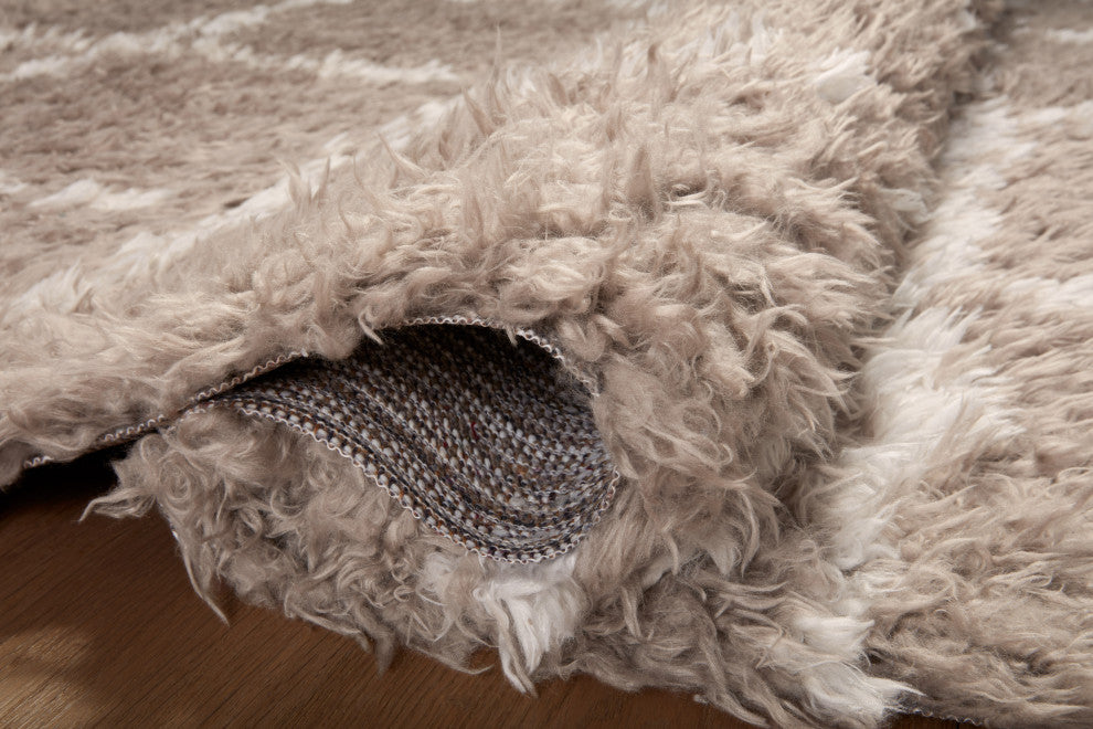 Angela Rose x Loloi Amira Khaki / Ivory 2'-7" x 10'-0" Runner Rug