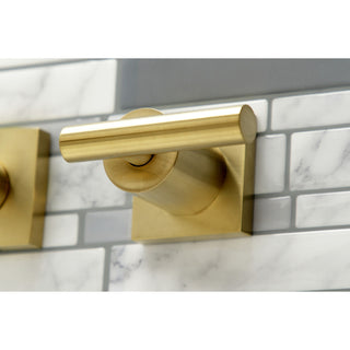 KS6057CML Wall Mount Tub Faucet, Brushed Brass