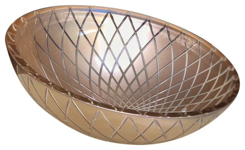 Atelier Xeni High End Bath Sink, Champagne Transparent
