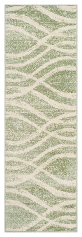 Safavieh Adirondack Adr125X Striped Rug, Sage/Cream, 2'6"x6'0" Runner