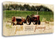 "Faith Family Farming" By Jennifer Pugh, Giclee Print on Gallery Wrap Canvas