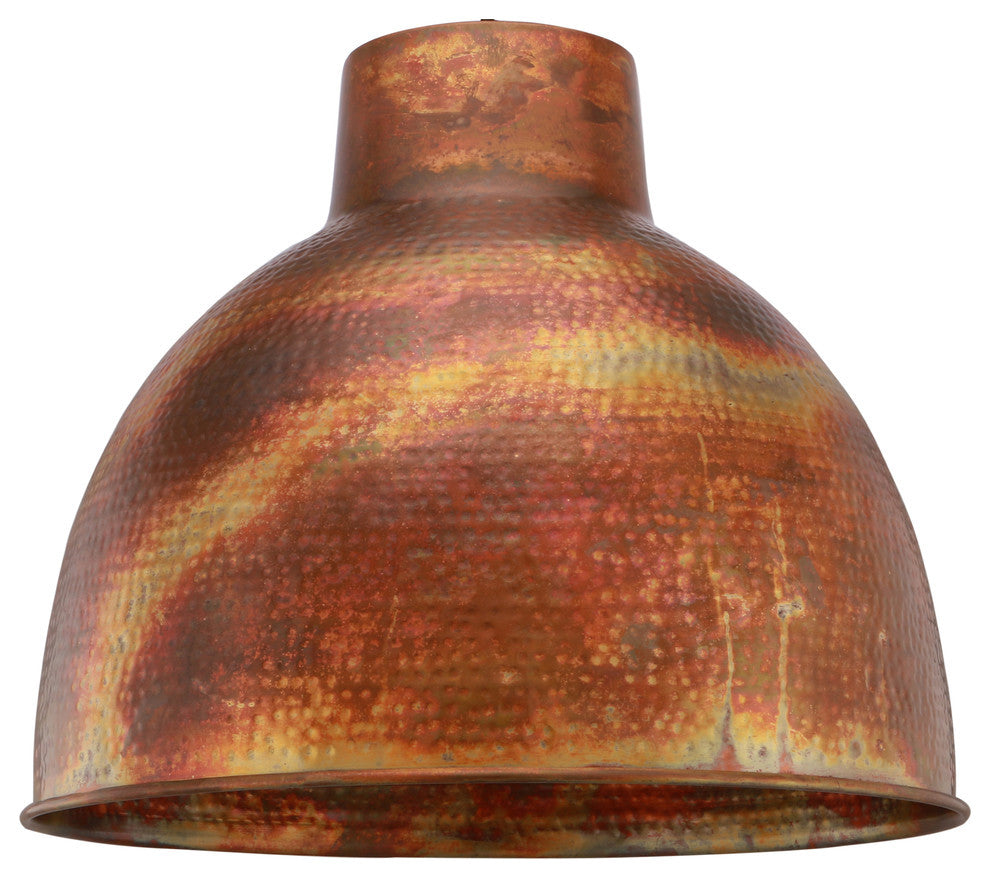 Nisha 1-Light Pendant, Burnt Copper, Burnt Copper