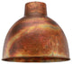 Nisha 1-Light Pendant, Burnt Copper, Burnt Copper