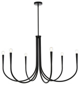 Home Living 42" Chandelier, Black