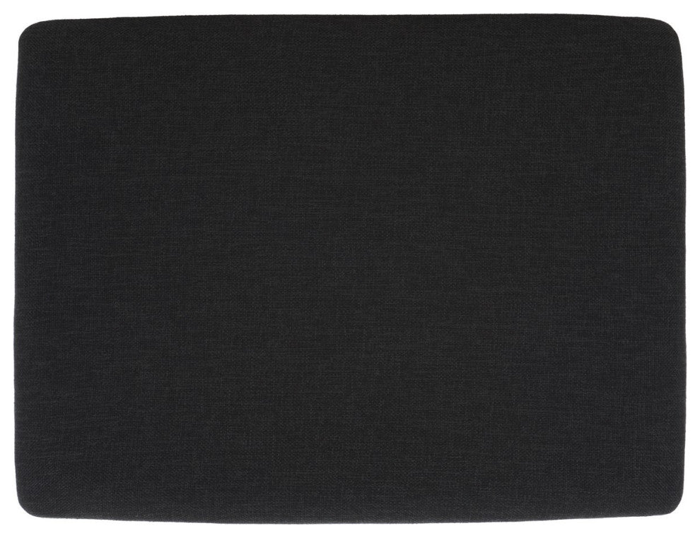 Safavieh Solo Open Shelf Bench, Black/Natural