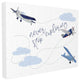 Stupell Industries Never Stop Exploring Airplanes, 30 x 40