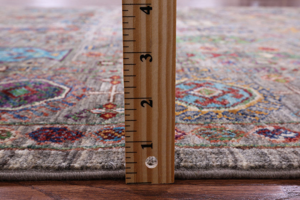 5' 9" X 8' 1" Fine Turkmen Ersari Hand-Knotted Rug - Q12218