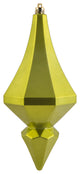 Vickerman Mc191073D 8" Lime Candy Finish Diamond Finial Ornament, Pack of 2