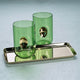 Ambrosi 4-Piece Tumbler Set with Gold Accent, Cactus Green