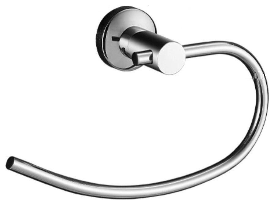 BOANN Stainless Steel Towel Ring, Chrome