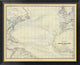 "North Atlantic Ocean, 1861"  by Alexander Keith Johnston, 40x33"