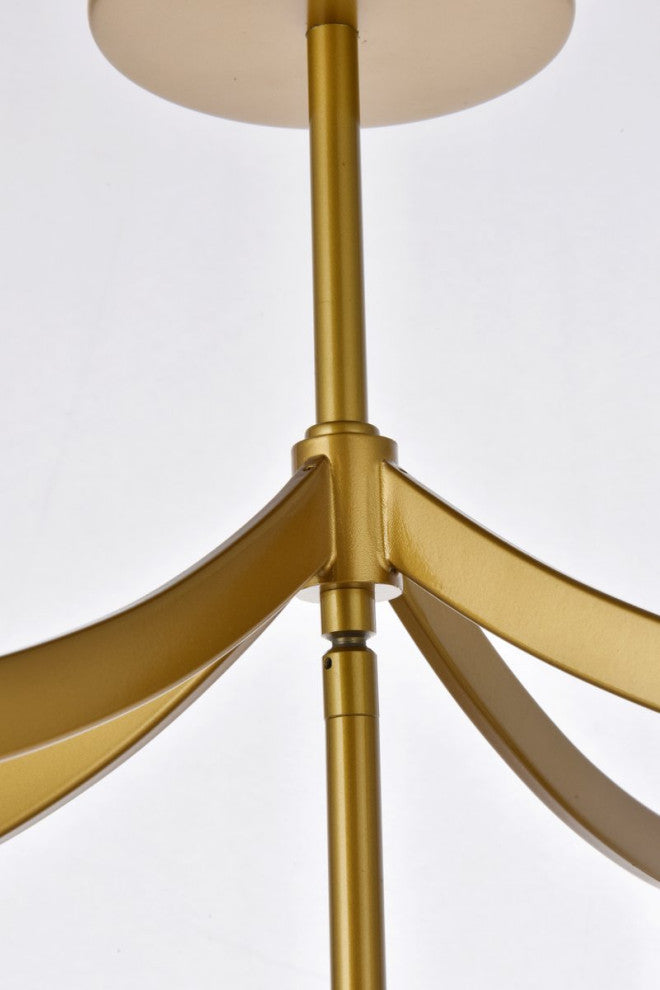 Kassandra 4-Light Pendant, Brass