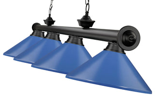 Zlite 2306-4MB-MNB 4-Light Billiard, Navy Blue