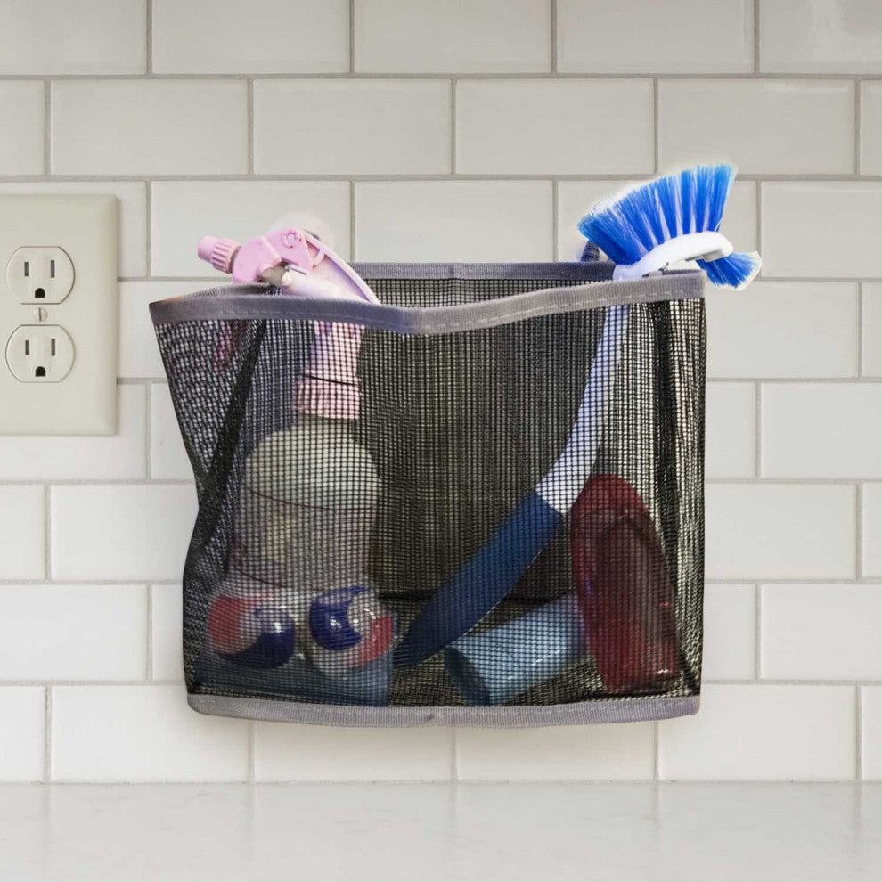 Bath Mesh Bag Assorted Gray Set/3