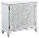 Accent Cabinet With One Shelf, Antique White Finish