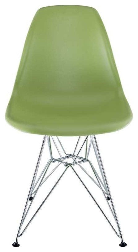 Modern Green Paris Dining Side Chair