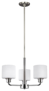Generation Lighting 3128803 Canfield 3 Light 20"W Outdoor - Brushed Nickel