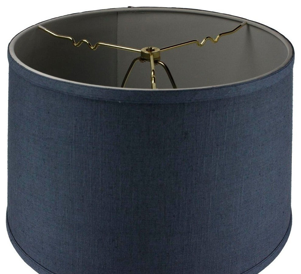 Shallow Drum Hard Back 1 14"x16"x10", Textured Slate, 14"x16"x10"