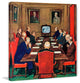 "Baseball in the Boardroom" Painting Print on Canvas by Lonie Bee