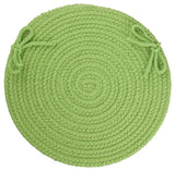 Rhody Rug Wearever Key Lime Poly 15" Chair Pad