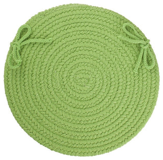 Rhody Rug Wearever Key Lime Poly 15" Chair Pad