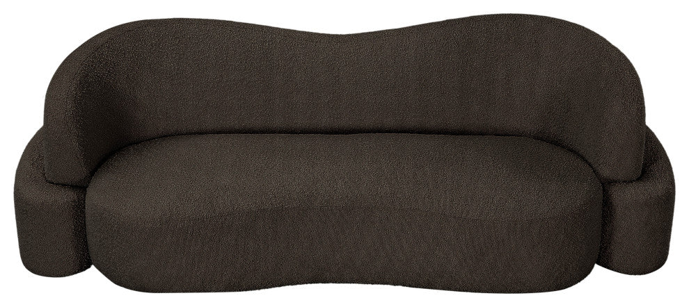 Principessa Boucle Fabric Chair, Brown, Sofa