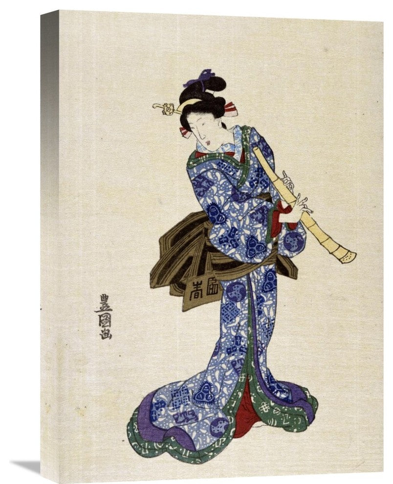 "Shakuhachi" Artwork, 15"x22"