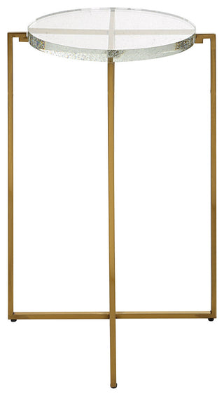 Uttermost Starcrossed Glass Accent Table
