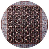 Ahgly Company Indoor Round Mid-Century Modern Area Rugs, 8' Round