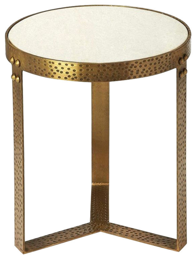 Butler Loft End Table, Gold