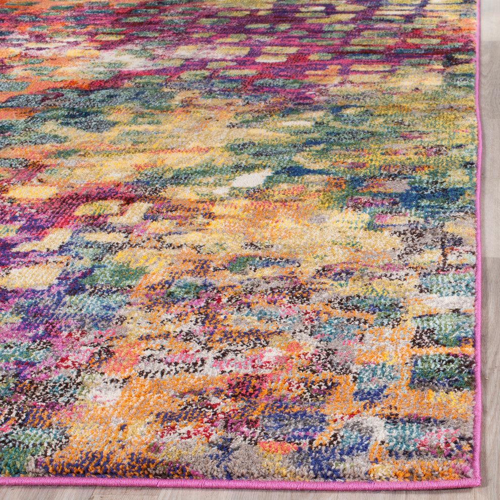 Safavieh Monaco Mnc225D Pink, Multi Area Rug, 11'x15'