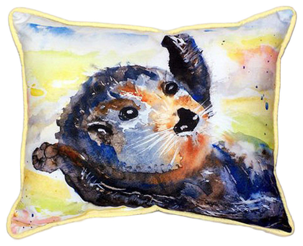 Betsy Drake Otter Extra Large 20 X 24 Indoor / Outdoor Pillow