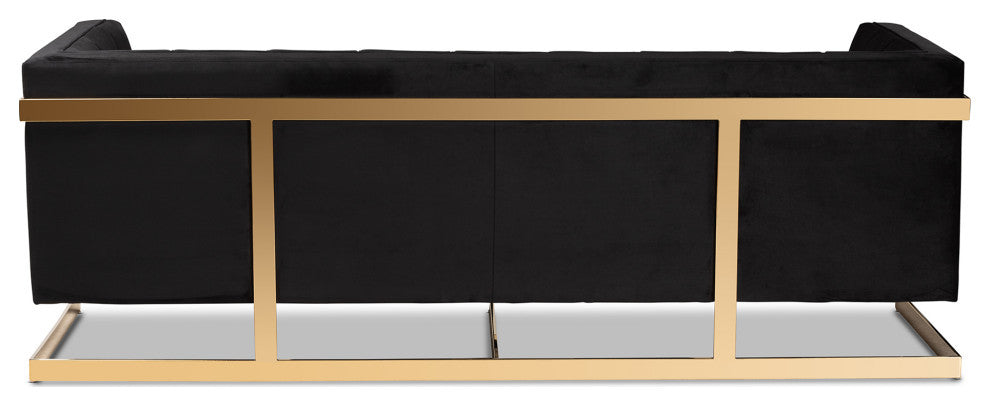 Rolland Glamour Sofa, Gold