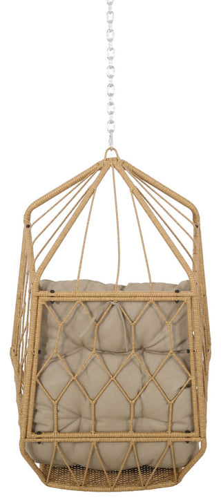 Mesena Outdoor/Indoor Wicker Hanging Chair with 8 Foot Chain (NO STAND)