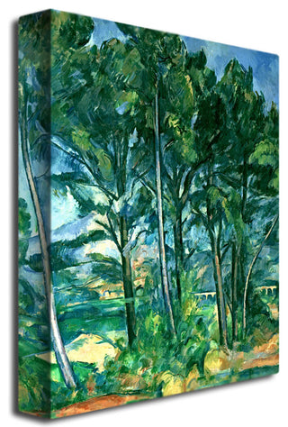 'The Aqueduct' Canvas Art by Paul Cezanne