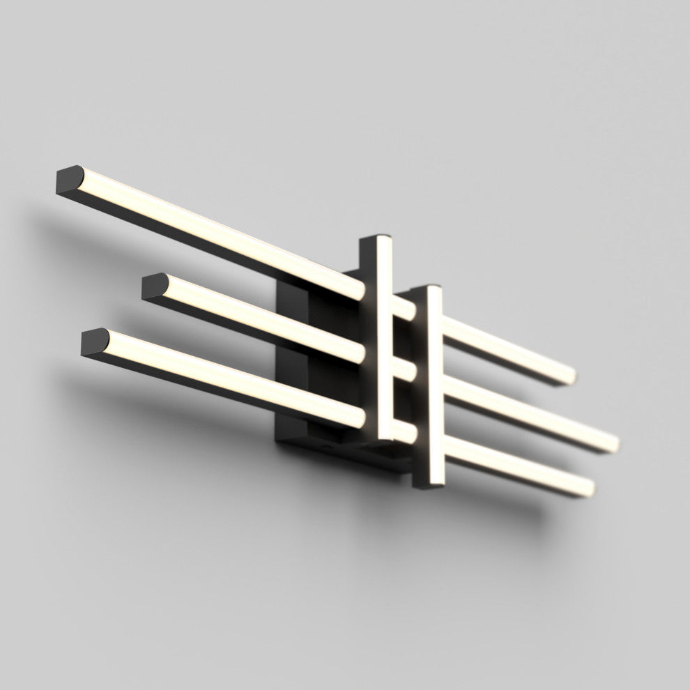 Artika Grid Modern Vanity Light, Black