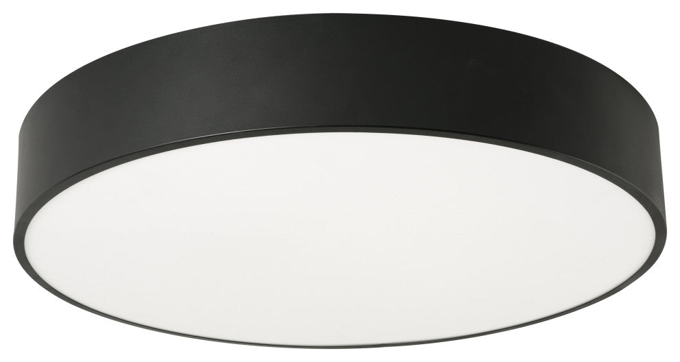 Bailey 24" Flush Mount, Black