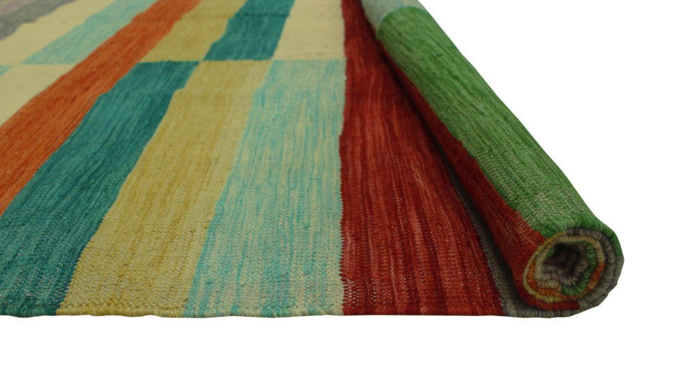 Winchester Kilim Norman Burgundy Rug