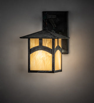 9 Wide Seneca Hill Top Straight Arm Wall Sconce