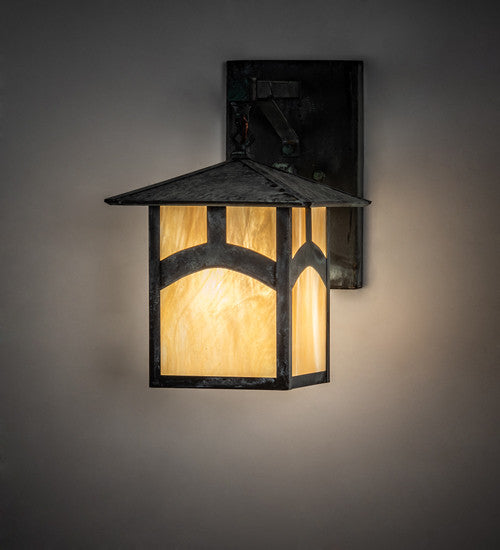 9 Wide Seneca Hill Top Straight Arm Wall Sconce