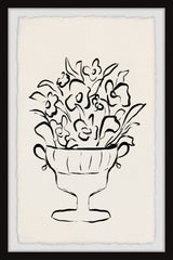 "Wine Cup Flower" Framed Painting Print, 24x36