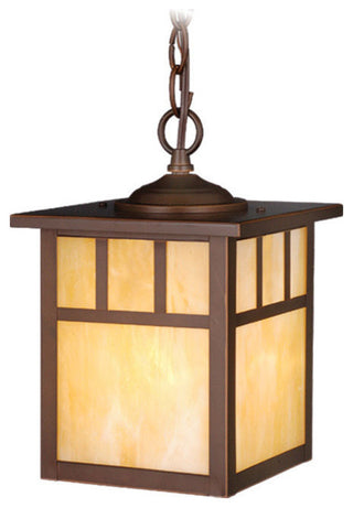 Vaxcel Mission 7' Outdoor Pendant Burnished Bronze