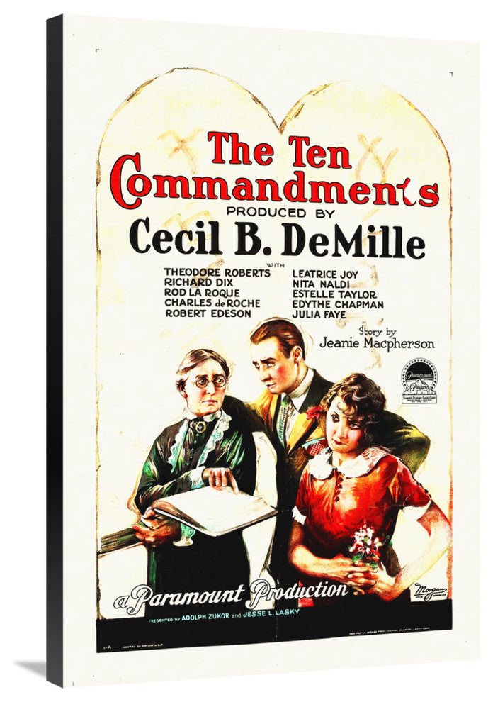 "The Ten Commandments" Canvas by Hollywood Photo Archive, 24x36"